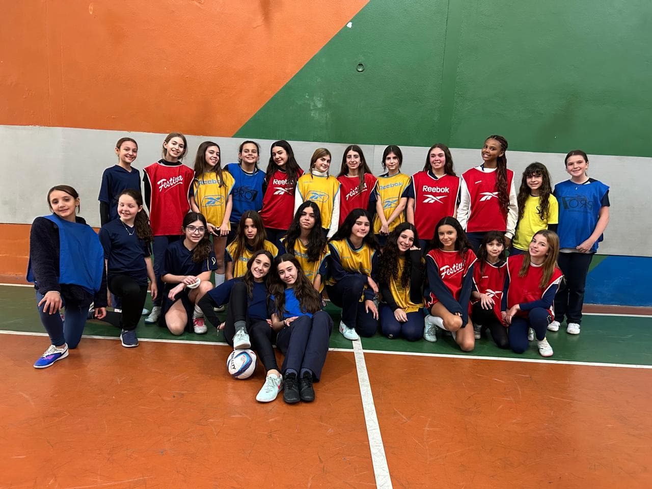 Treino de Futsal no Dual Day